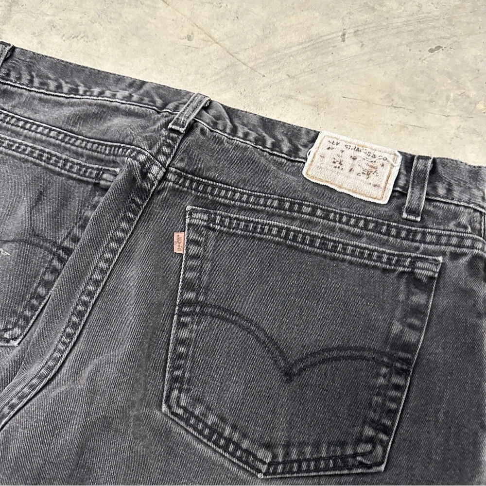 Vintage Levis 540 Jeans Mens 40x32 Medium Wash faded black Brown Tab Made In USA